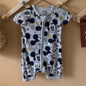 Little Sleepies Mickey Forever shorty romper